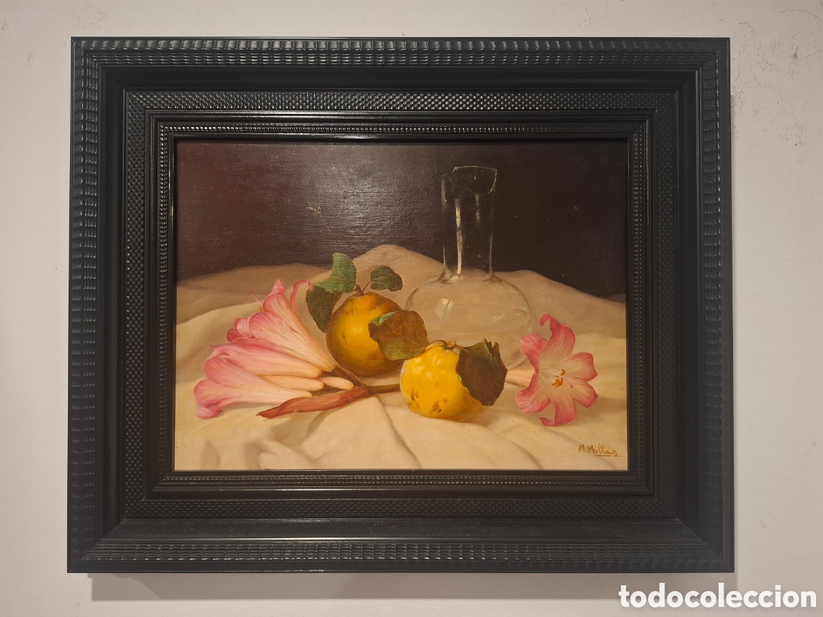 Art: Oleo sobre tabla de manuel ventura millan 67x54