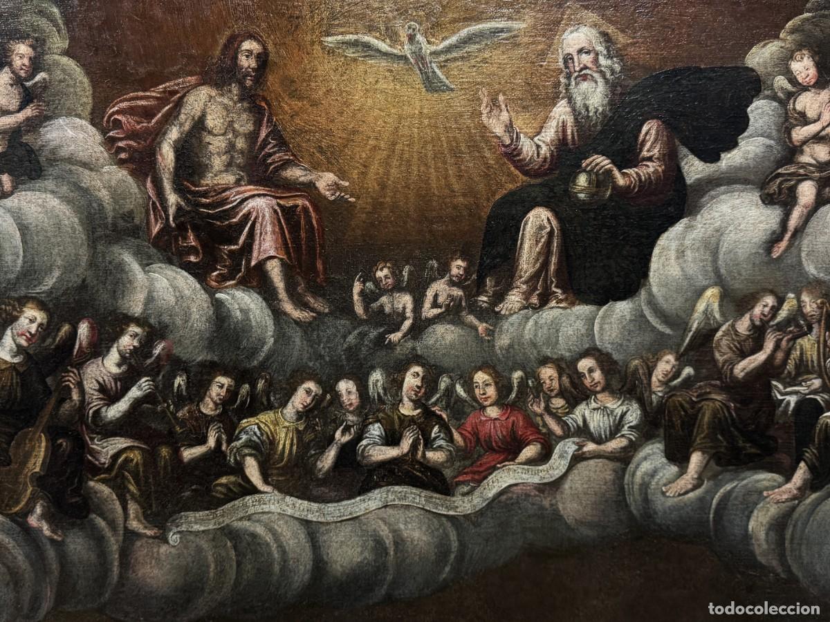 Arte: ESCUELA COLONIAL (XVIII) - LA CORTE CELESTIAL - Foto 3