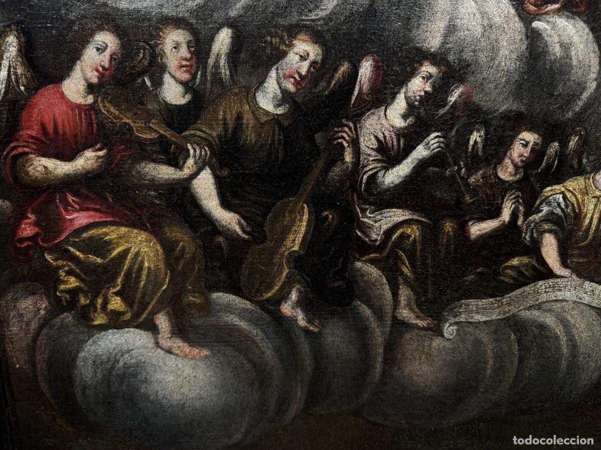 Arte: ESCUELA COLONIAL (XVIII) - LA CORTE CELESTIAL - Foto 7