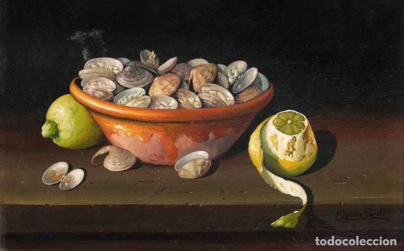 Kunst: JUAN IGNACIO SARDI MELLADO. BODEG&Oacute;N DE ALMEJAS Y LIMONES..