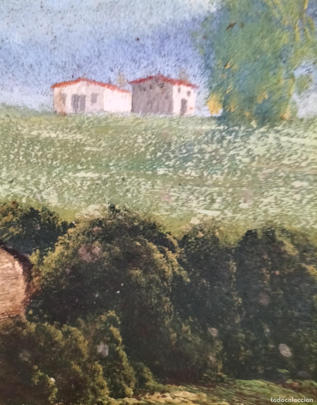 Arte: &Oacute;LEO SOBRE TABLEX ( PAISAJE) J. DANS - - Foto 4