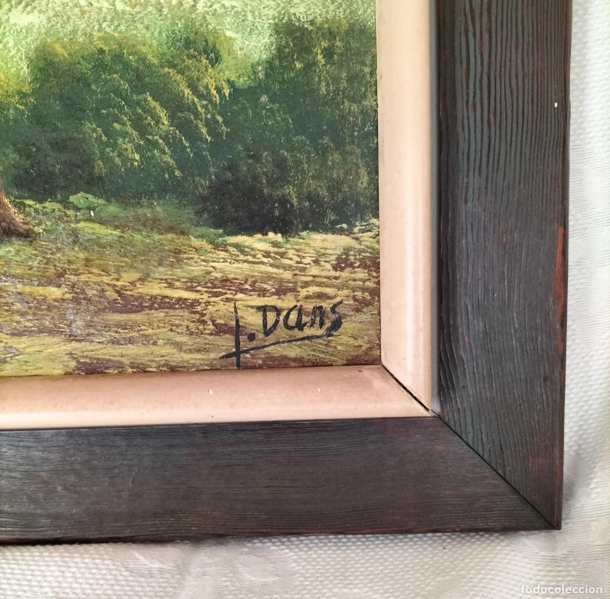 Arte: &Oacute;LEO SOBRE TABLEX ( PAISAJE) J. DANS - - Foto 5