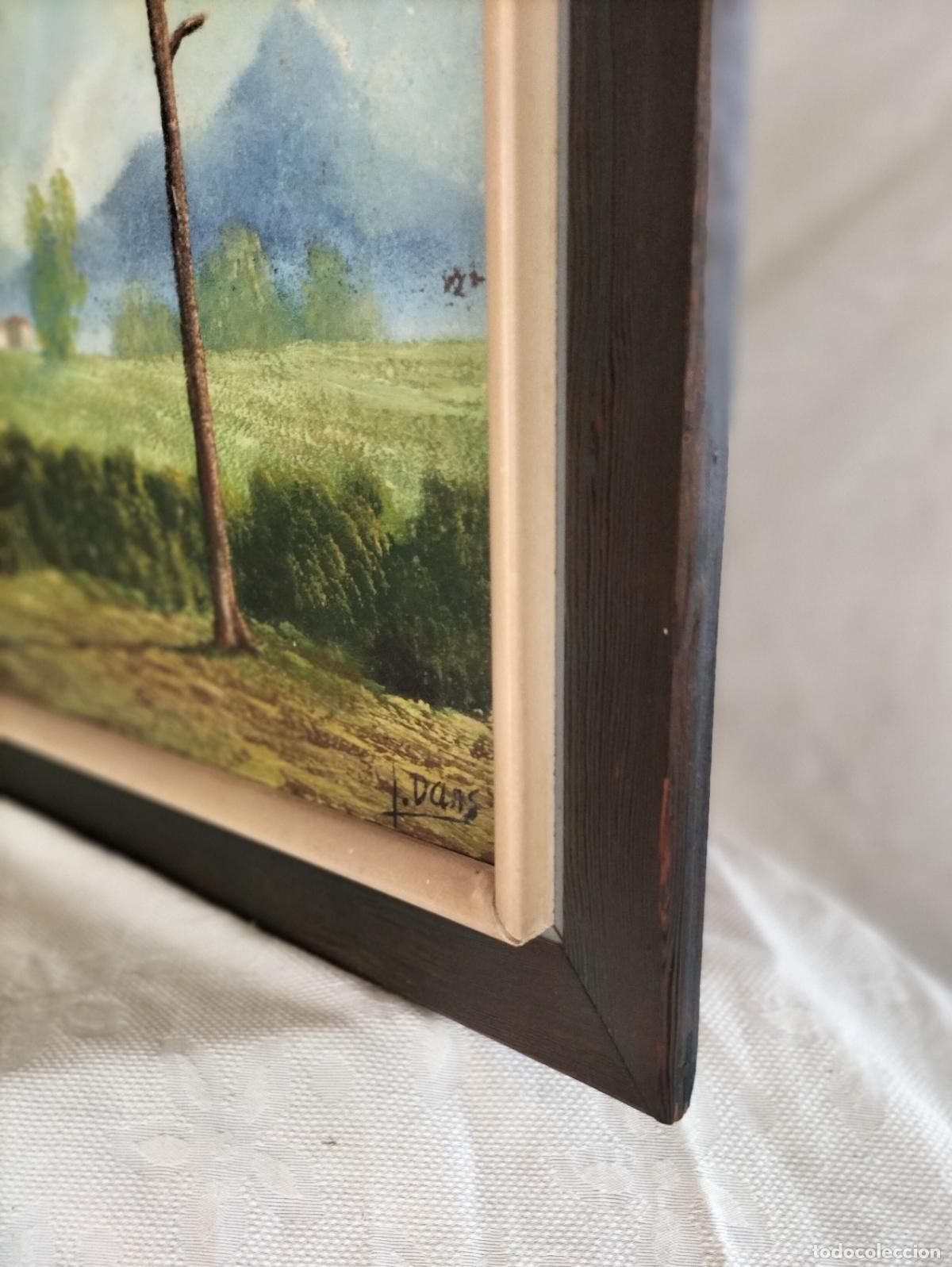 Arte: &Oacute;LEO SOBRE TABLEX ( PAISAJE) J. DANS - - Foto 6