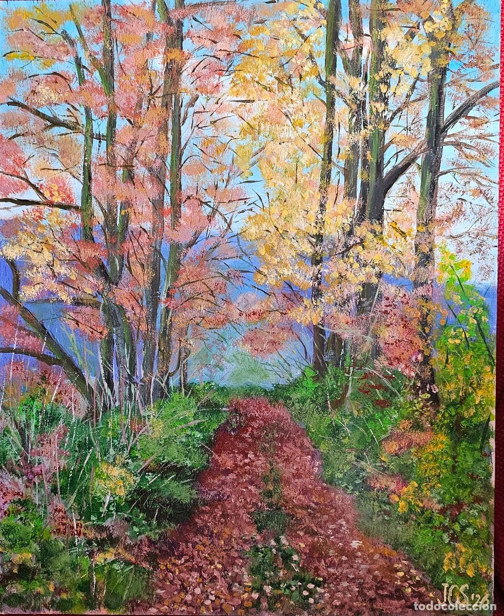 Arte: Cuadro en acr&iacute;lico de paisaje original