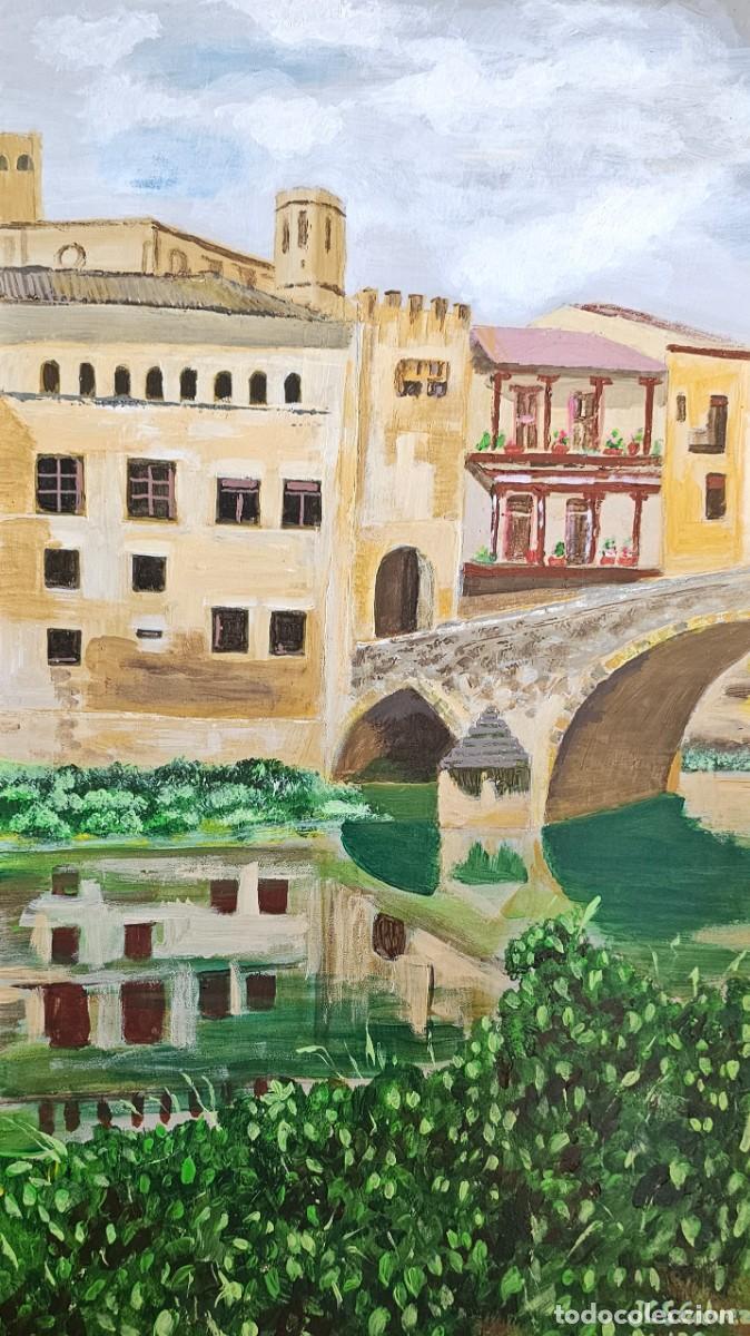 Arte: Cuadro en acr&iacute;lico de paisaje original