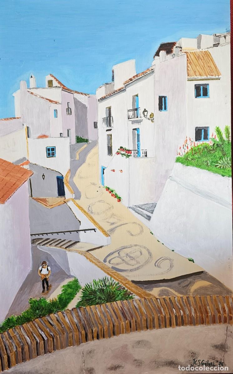Arte: Cuadro en acr&iacute;lico de paisaje original