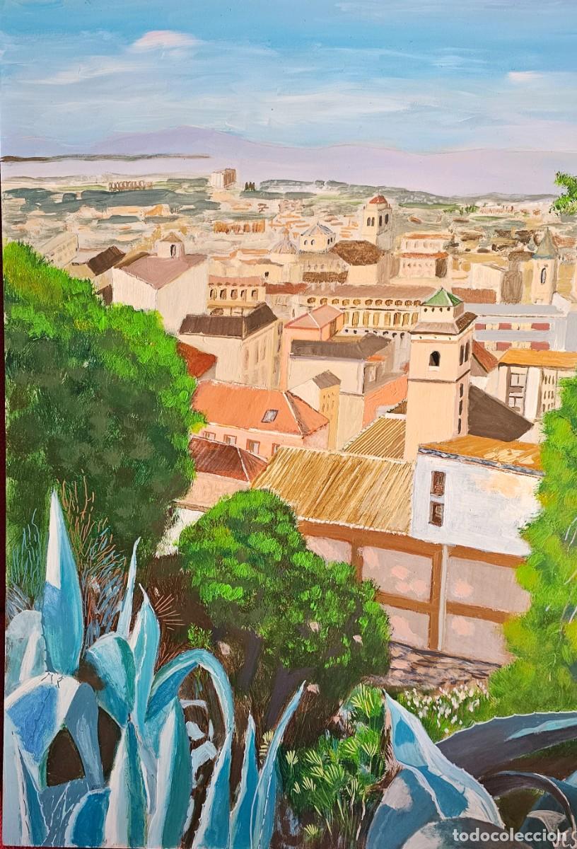Arte: Cuadro en acr&iacute;lico de paisaje original