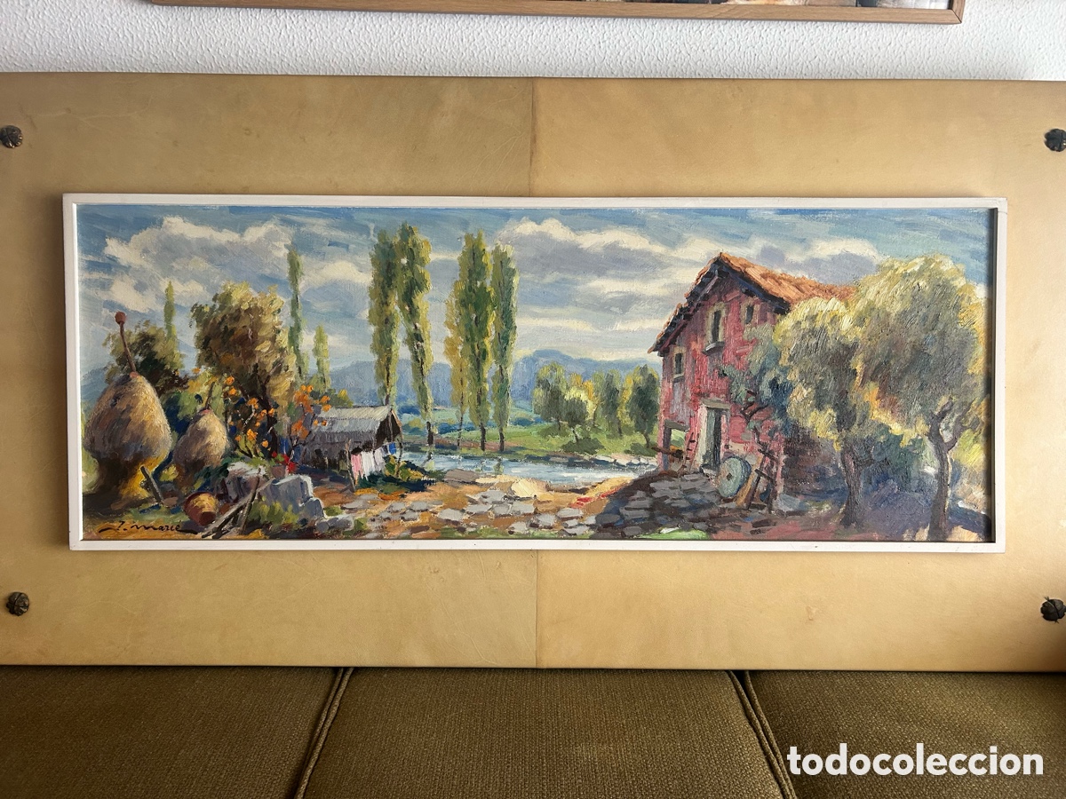 Kunst: Joan Marc&eacute; Mart&iacute;, &ldquo;Paisaje de Hostalets de Bas&rdquo;, Olat