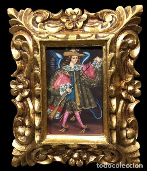 Art: Escuela cuzque&ntilde;a (siglo XX) - Arc&aacute;ngel arcabucero