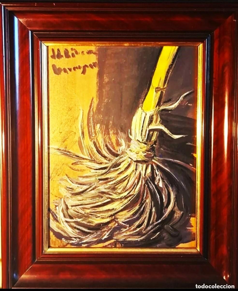 Art: Juan Ribera Berenguer (Valencia,1935-Castell&oacute;n,2016) &rdquo;Escoba&rdquo; &oacute;leo sobre tabla (33 x 24) 1977
