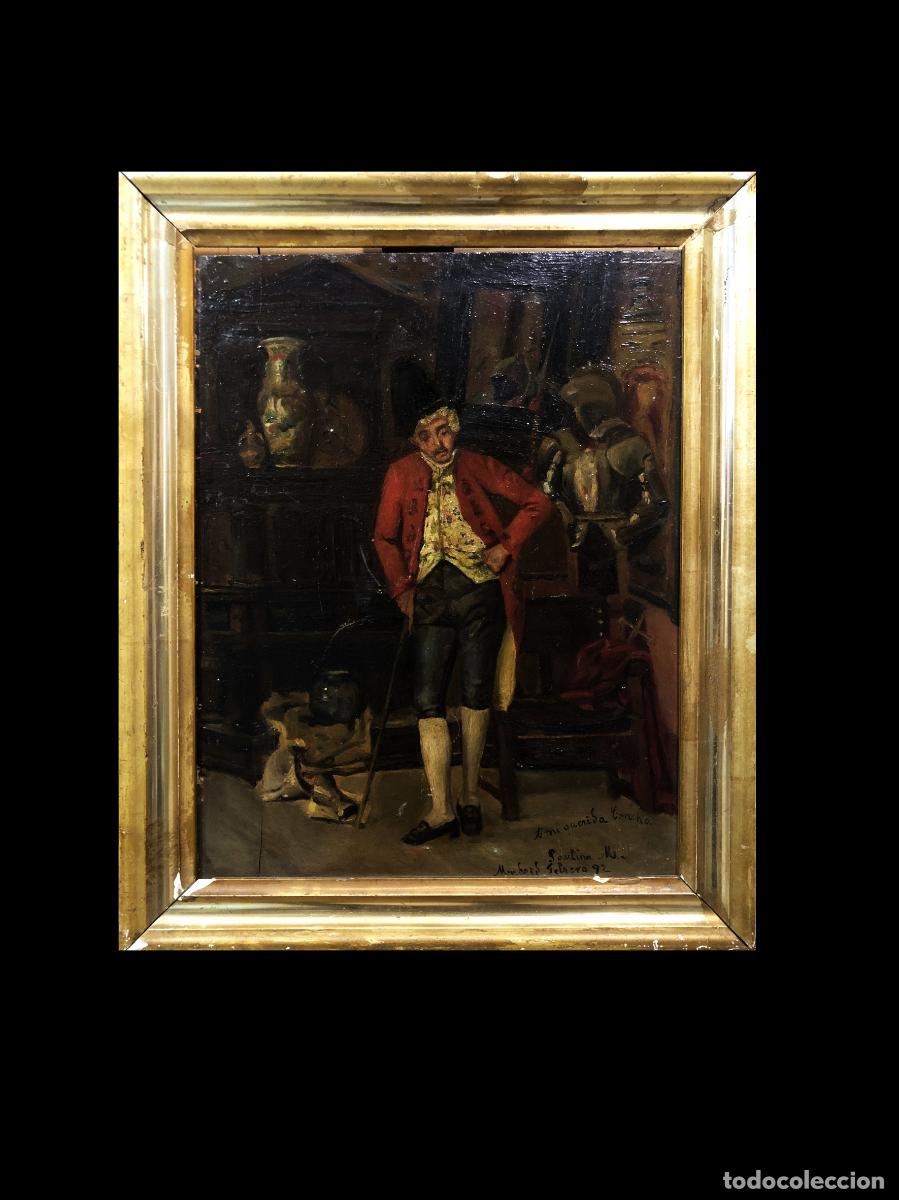 Art: PAULINA MAGLIOLI Y COUD&Oacute;N (DOC. 1890-1897) - INTERIOR DE ANTICUARIO EN EL VIEJO MADRID