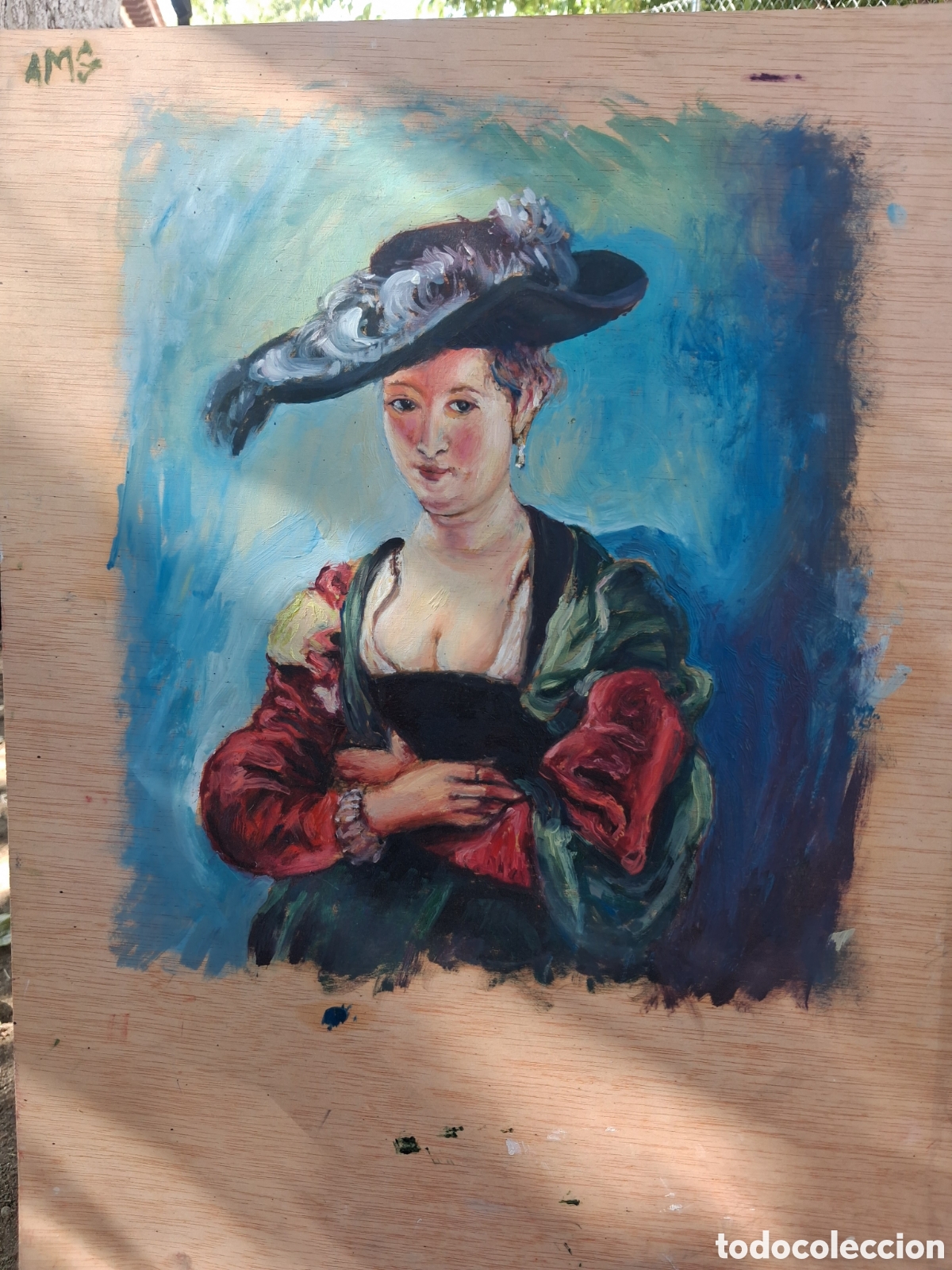 Arte: ESPECTACULAR PINTURA SOBRE TABLET - Foto 1