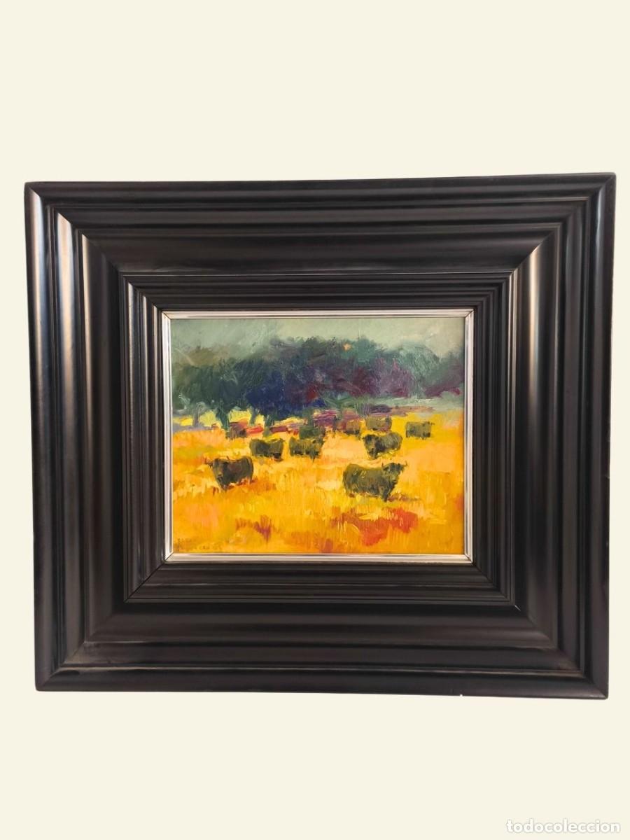 Art: Luis Garc&iacute;a Campos &ndash; &rdquo;Est&iacute;o en el campo charro&rdquo; | &Oacute;leo sobre t&aacute;blex
