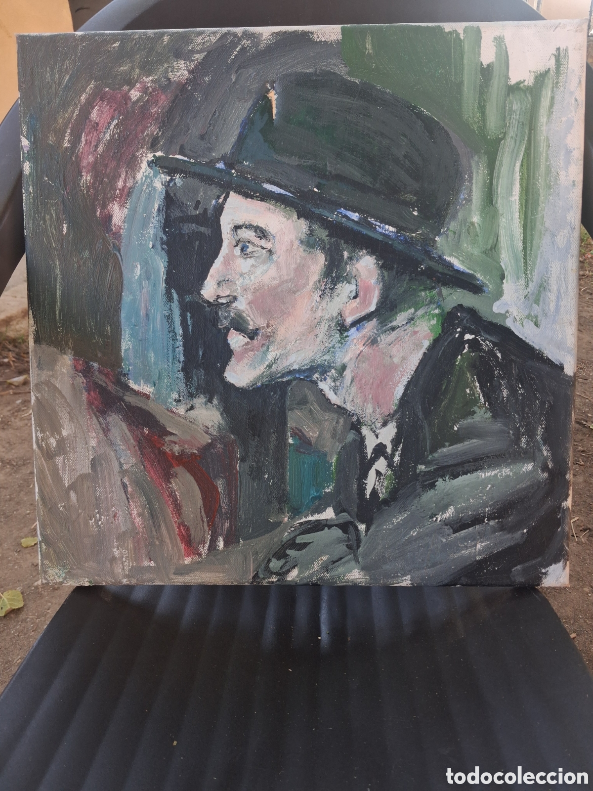 Art: BONITO PINTURA OLEO SOBRE LIENZO