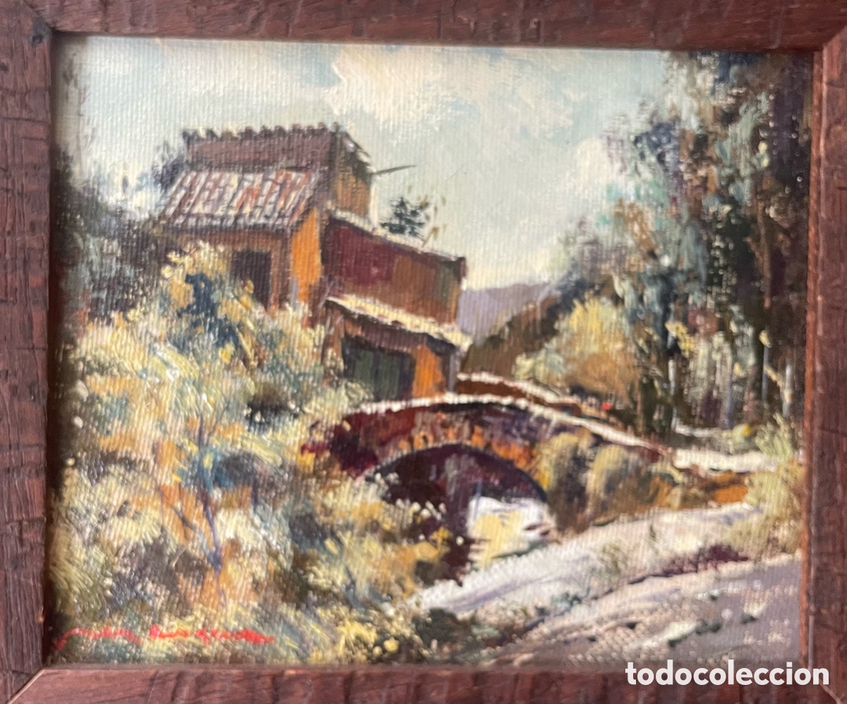 Art: Pere Noguera. Oli sobre fusta. Taradell