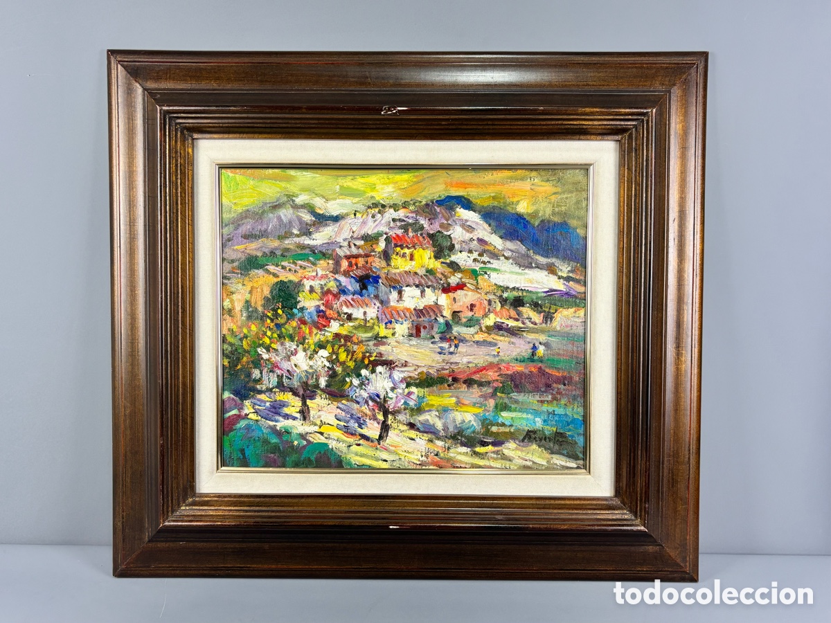 Arte: ANTONIO REVERTE - CASAS DE CAMPO, 1997- &Oacute;LEO SOBRE TELA