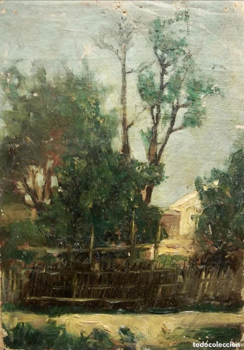 Arte: Escuela Espa&ntilde;ola s. XIX. &Oacute;leo/tela 17,5 x 12 cm.
