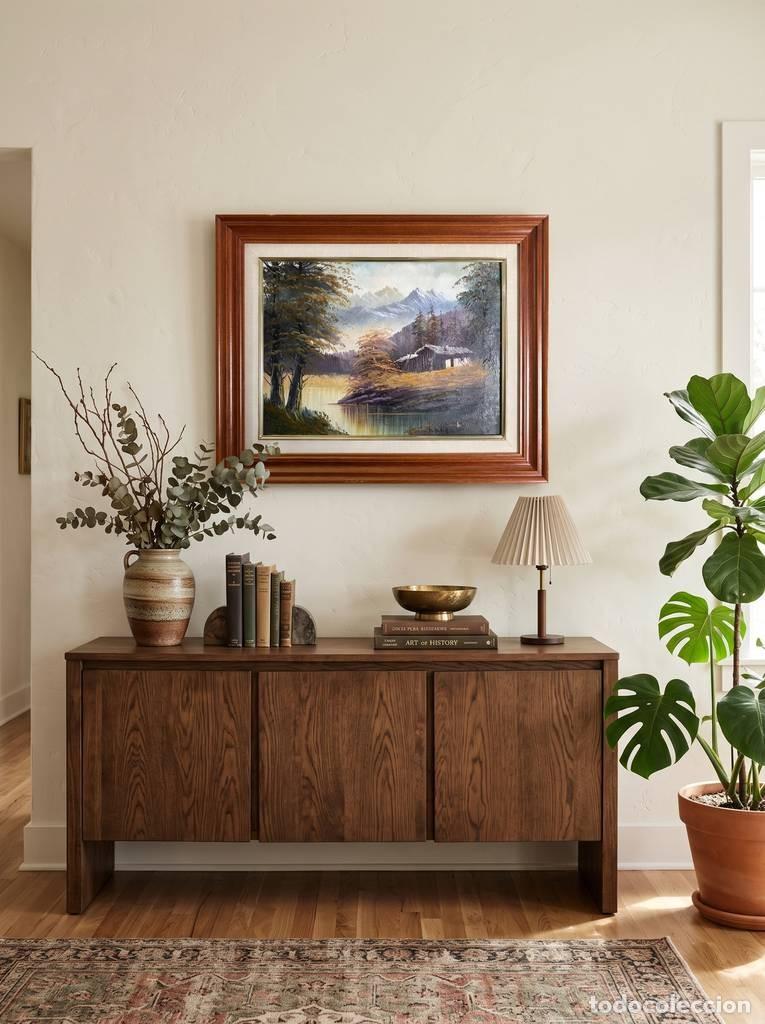 Arte: PAISAJE DE UNA CASA EN LA MONTA&Ntilde;A