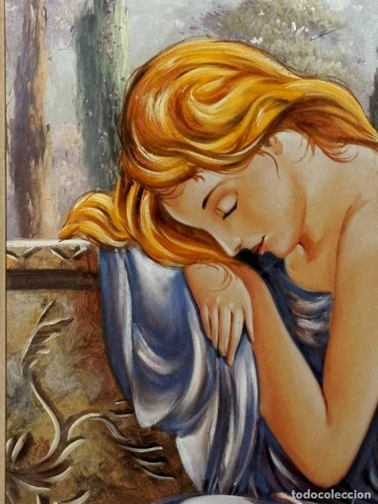 Arte: CUADRO DONCELLA DURMIENTE - Foto 7