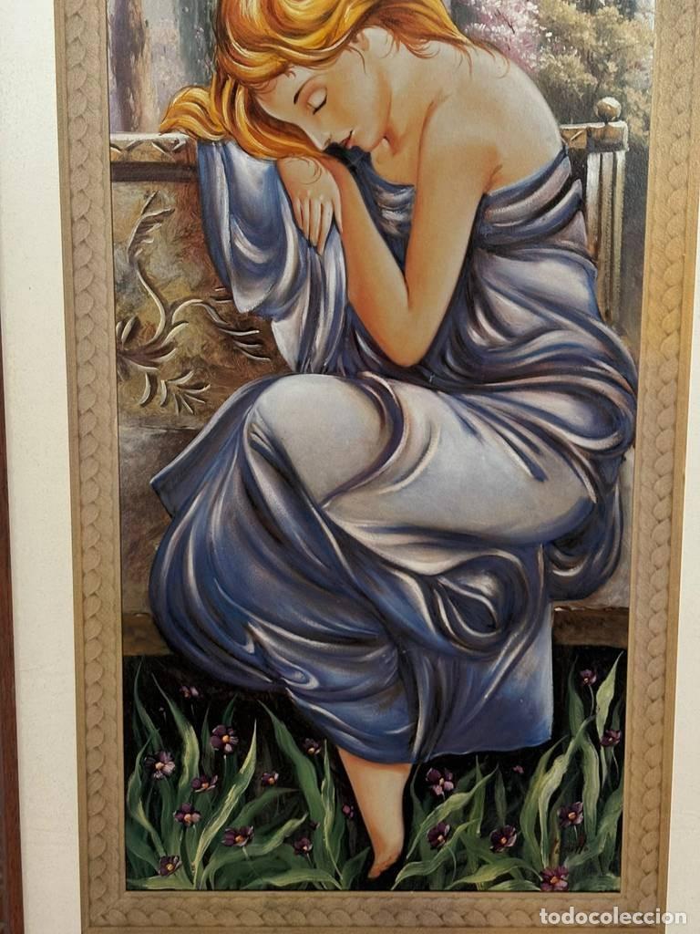 Arte: CUADRO DONCELLA DURMIENTE - Foto 8