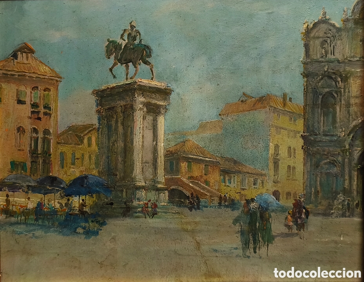 Arte: Pintura al oleo sobre carton