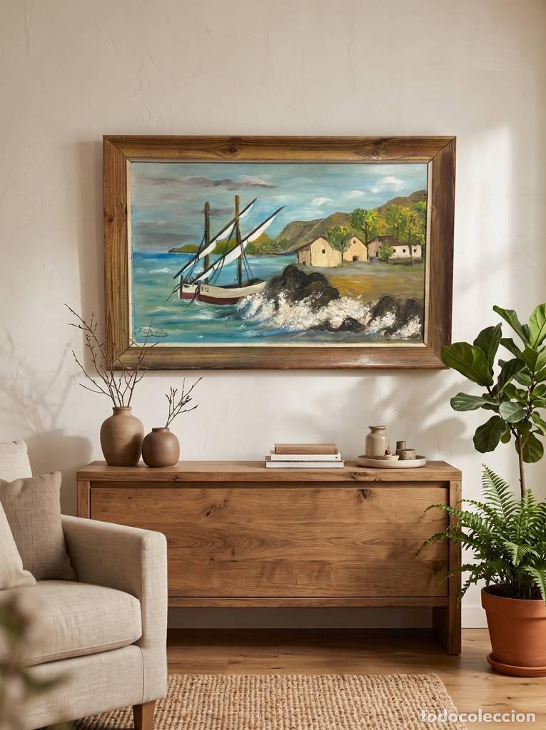 Arte: &Oacute;LEO DE UN PAISAJE COSTERO