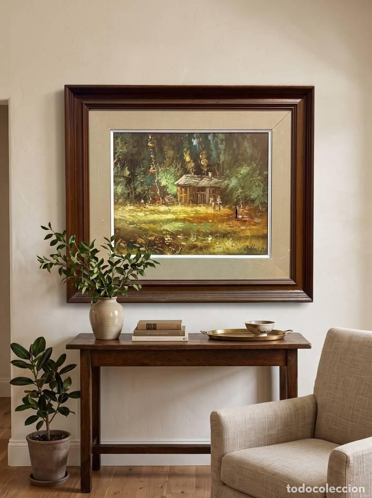 Arte: &Oacute;LEO SOBRE UN PAISAJE CAMPESTRE