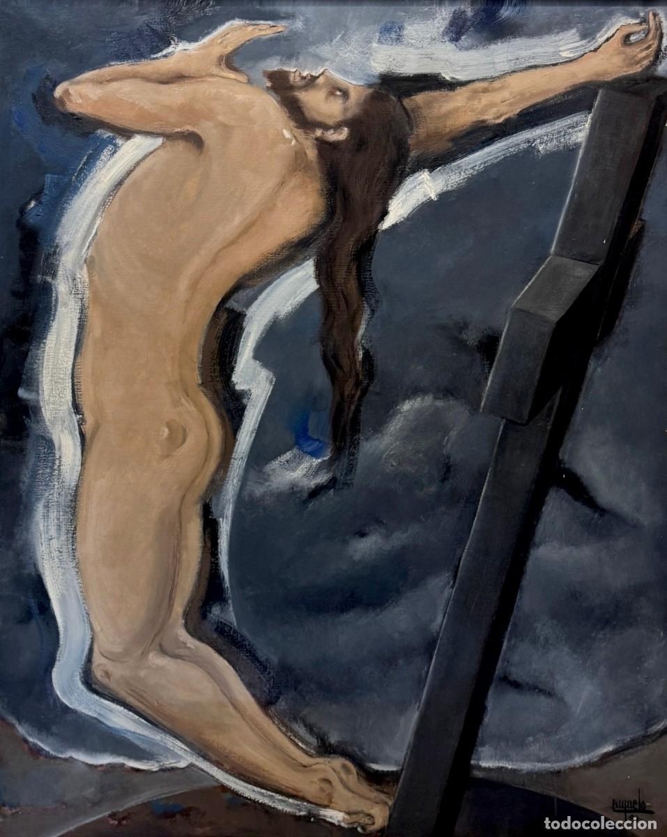 Arte: CRISTO 160X130, VICTOR PUYUELO , GRAN FORMATO, FIRMADA