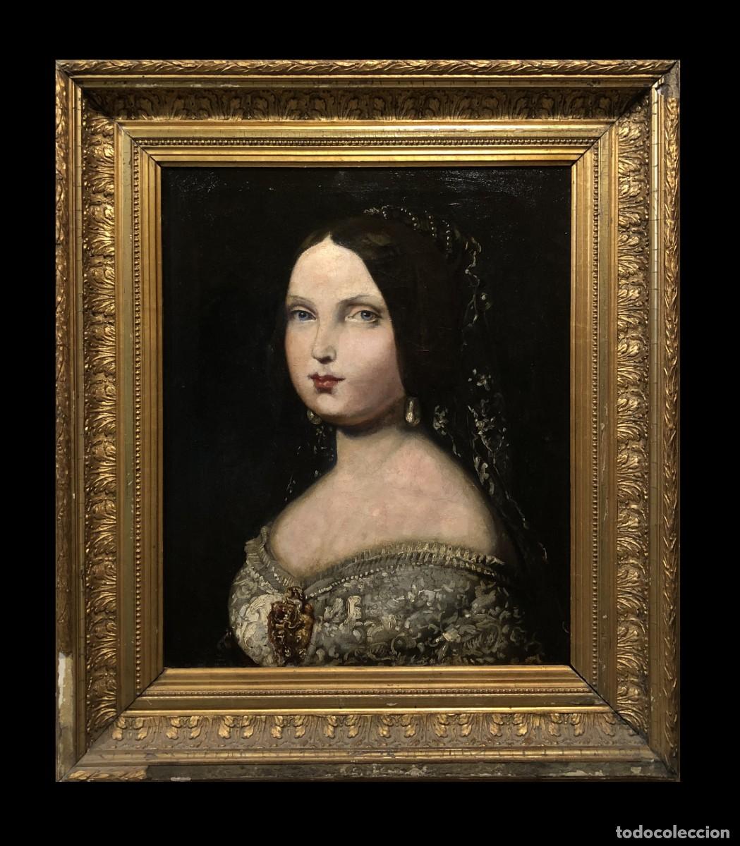 Arte: magnifico retrato de la reina Isabel II