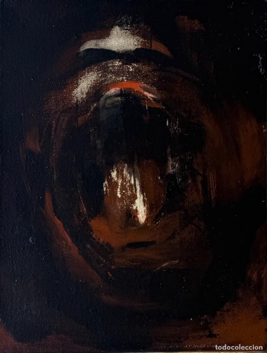 Arte: Lita Cabellut (1961). La campesina, 2003. &Oacute;leo y materia sobre lienzo. Certificado de autenticidad