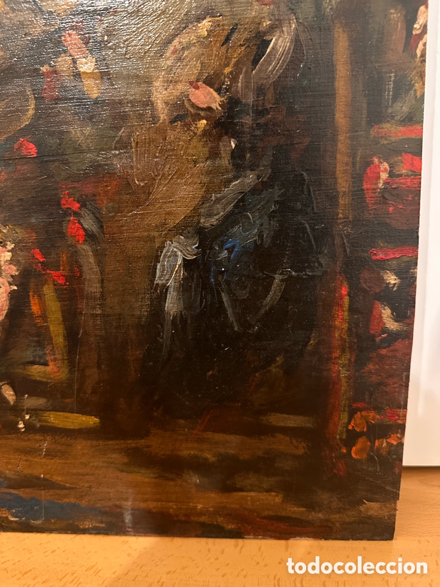 Arte: &Oacute;leo sobre madera costumbrista - Foto 4