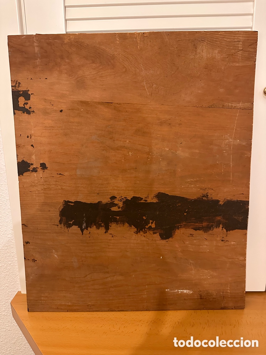 Arte: &Oacute;leo sobre madera costumbrista - Foto 5