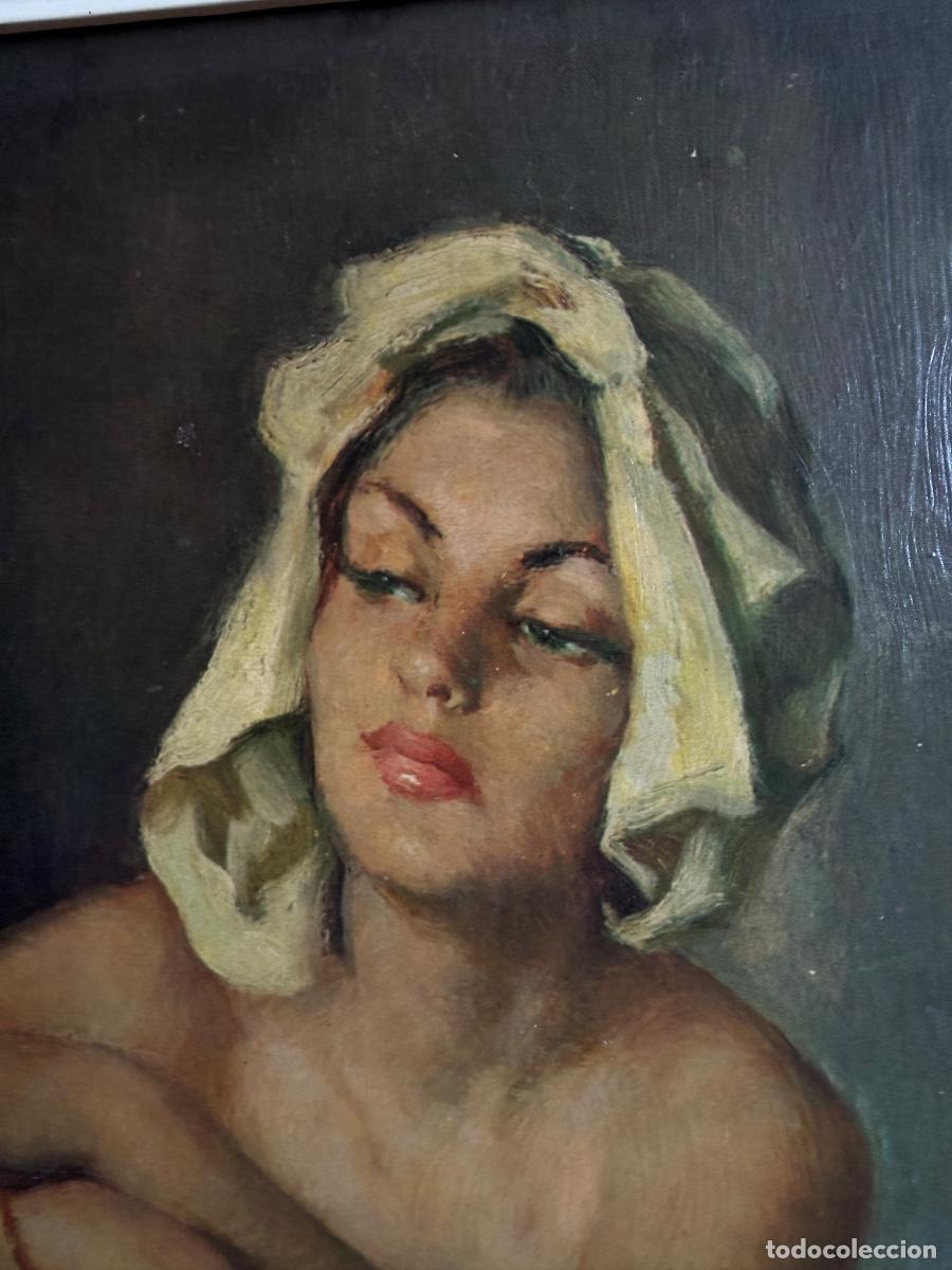 Arte: Cuadro firmado Francisco Ribera, 60 &times; 65 cm - Foto 5