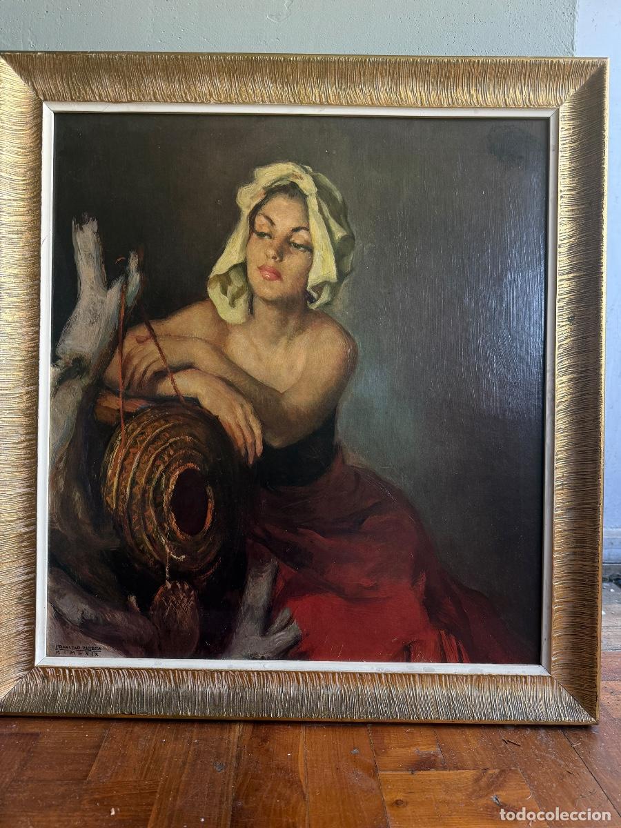 Arte: Cuadro firmado Francisco Ribera, 60 &times; 65 cm - Foto 6