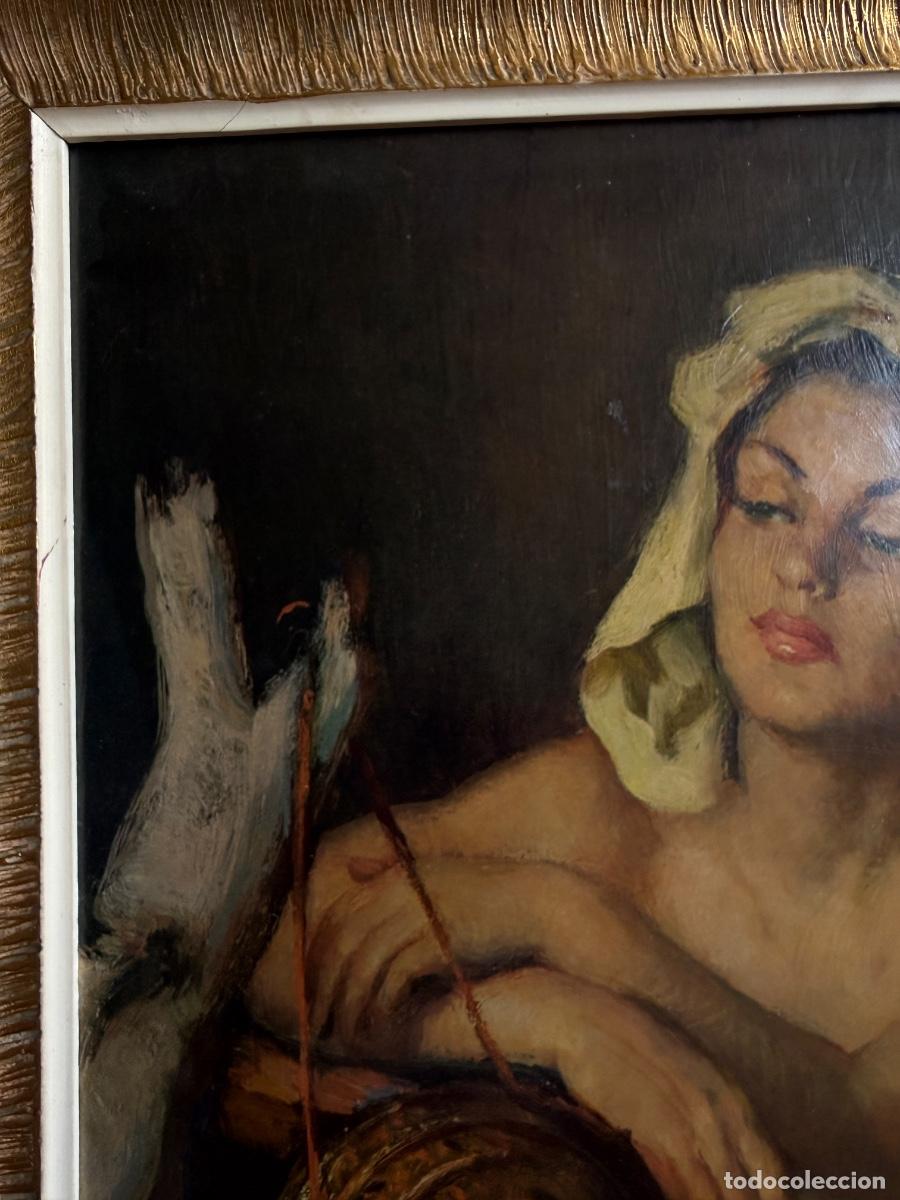 Arte: Cuadro firmado Francisco Ribera, 60 &times; 65 cm - Foto 9