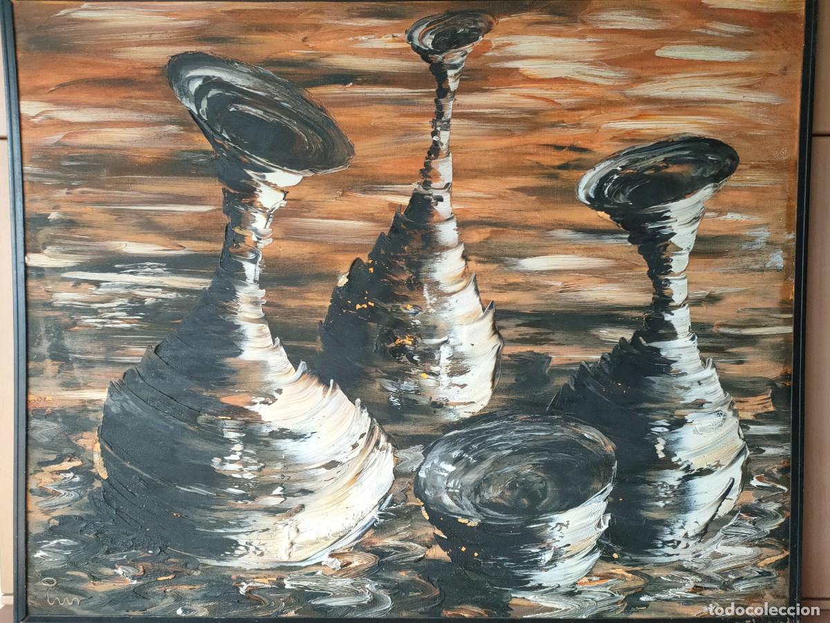 Art: Firmado Iglesias (pintor de Palafrugell) &oacute;leo sobre tela