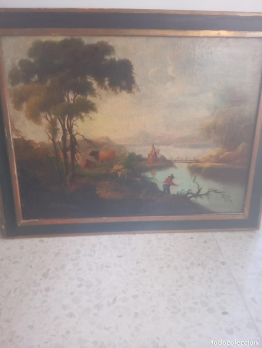 Arte: Cuadro Paisaje fluvial - Foto 1