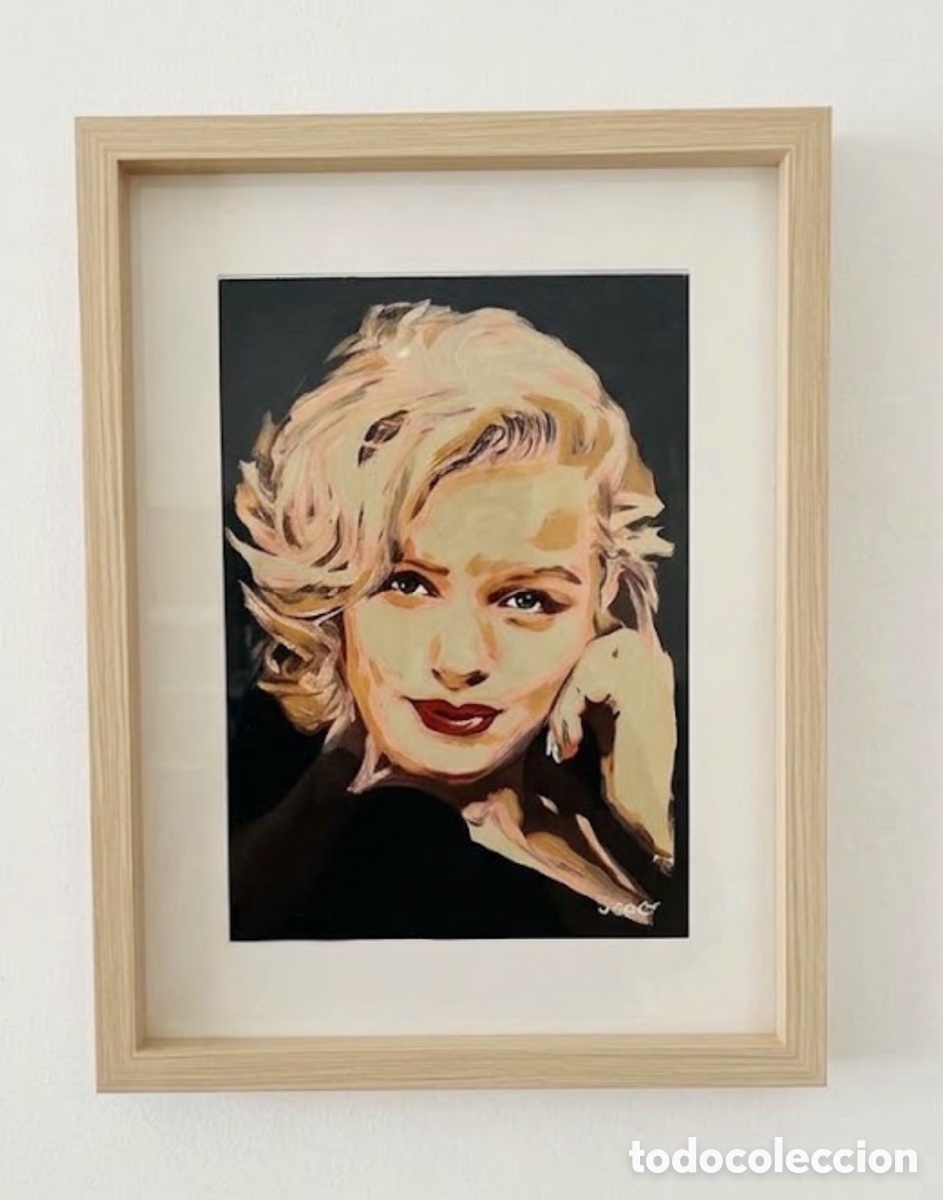 Arte: Cuadro acr&iacute;lico de Marilyn Monroe original