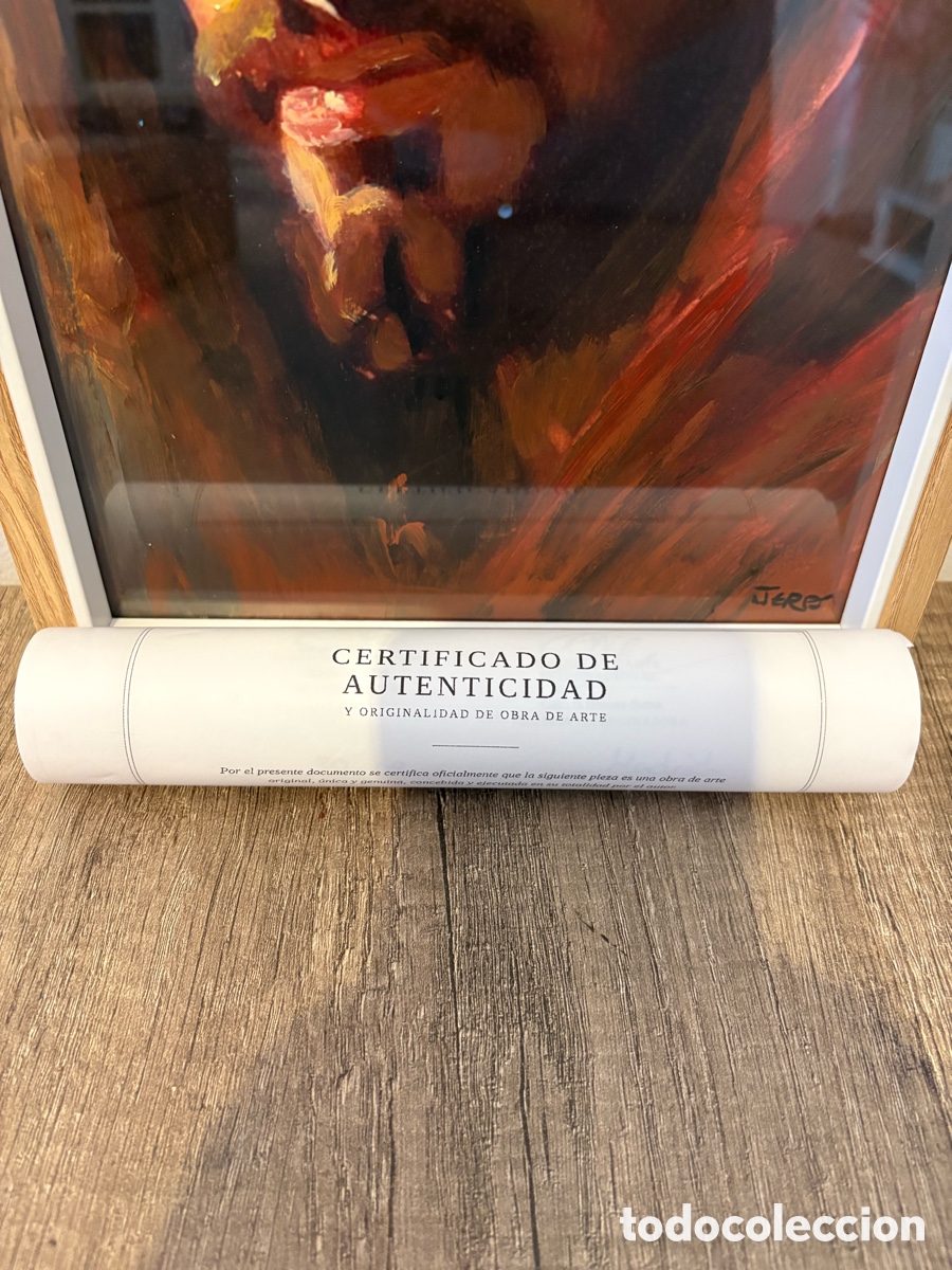 Arte: Cuadro de Jes&uacute;s pintado a mano en acr&iacute;lico - Foto 6