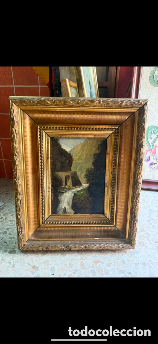Arte: Pintura oleo s xIX enmarcada