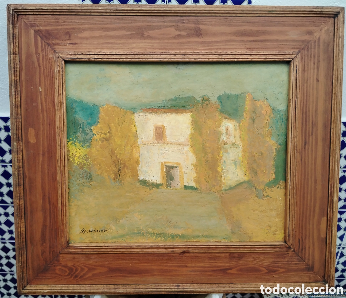 Arte: Eduardo Maximoff ( San Juan de Luz 1928- M&aacute;laga ). &Oacute;leo sobre lienzo firmado.