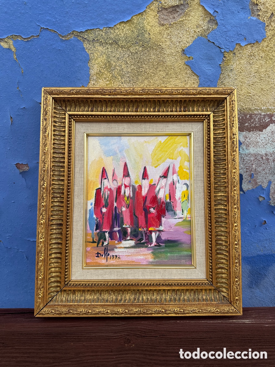 Arte: Rolfo - Oleo sobre lienzo Semana Santa