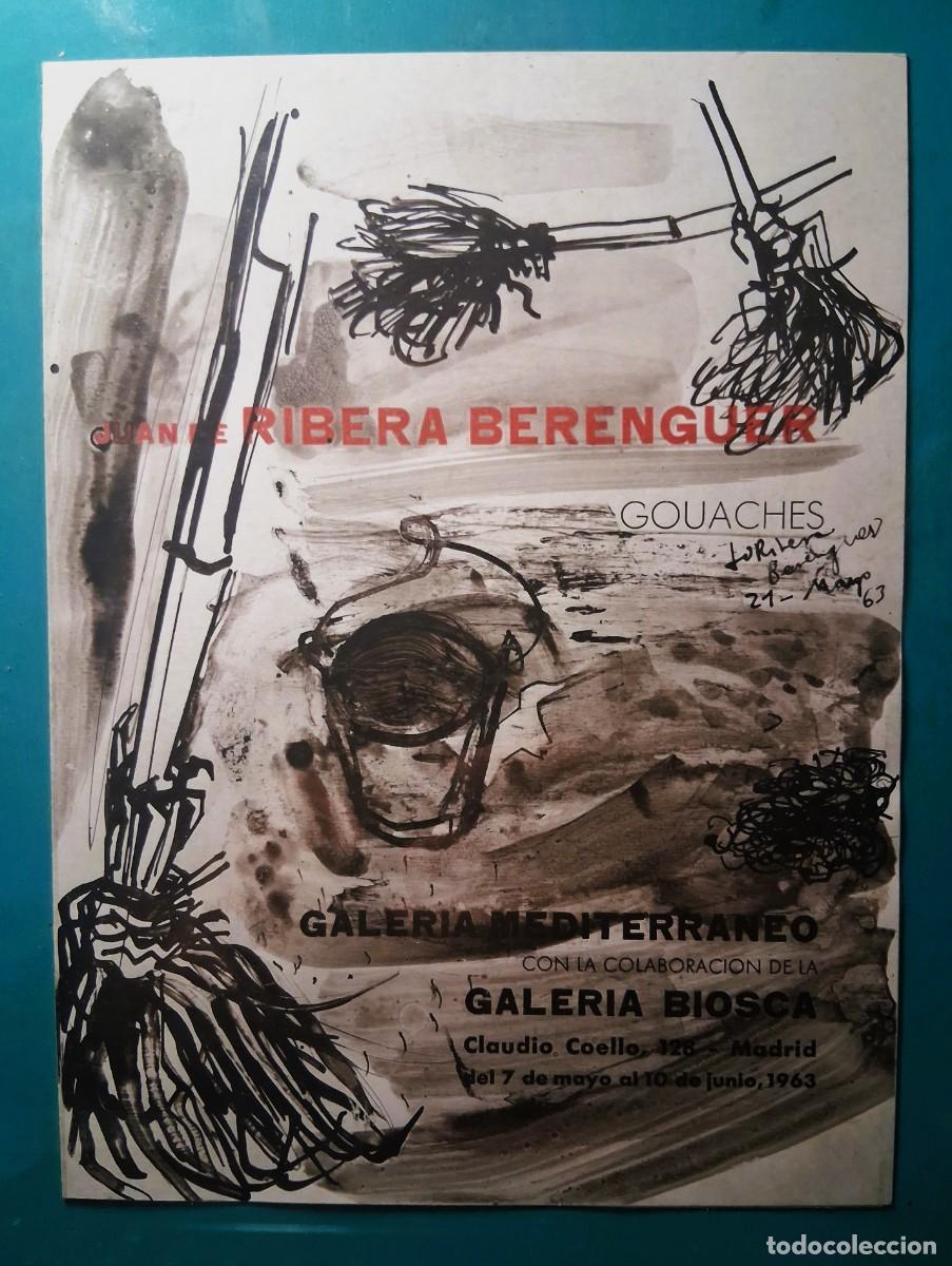 Arte: Ribera Berenguer (Valencia,1935-Castell&oacute;n,2016) &rdquo;Cat&aacute;logo BIOSCA &rdquo; t&eacute;cnica mixta (22 x 16) 1965