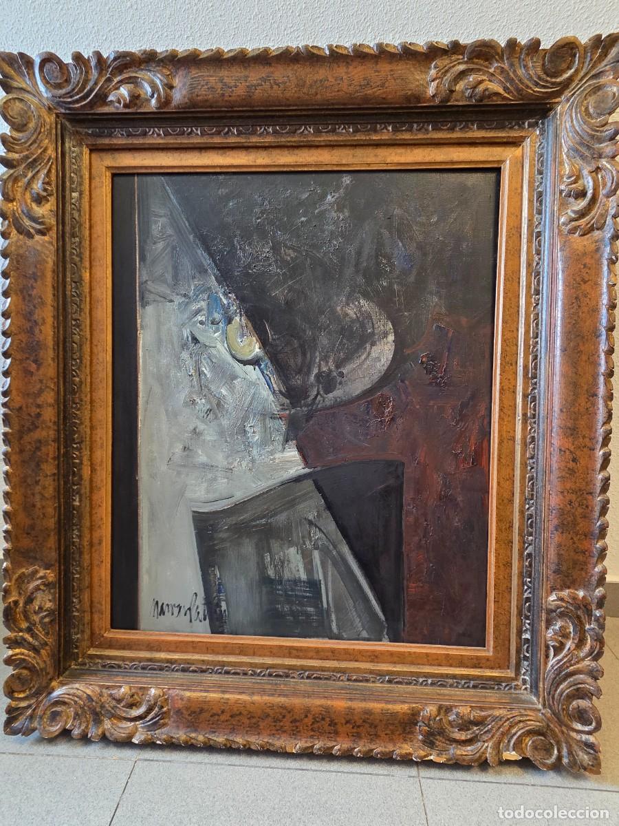 Arte: El misterio de las sombra, pintura al oleo de Manuel Narvaez Pati&ntilde;o