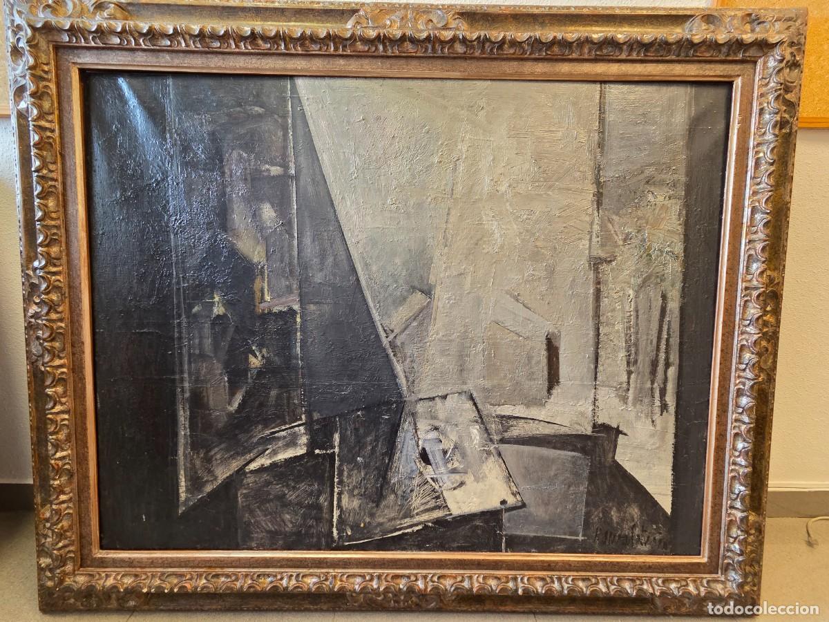 Arte: EL FRIO ENTRO, oleo de Manuel Narvaez Pati&ntilde;o