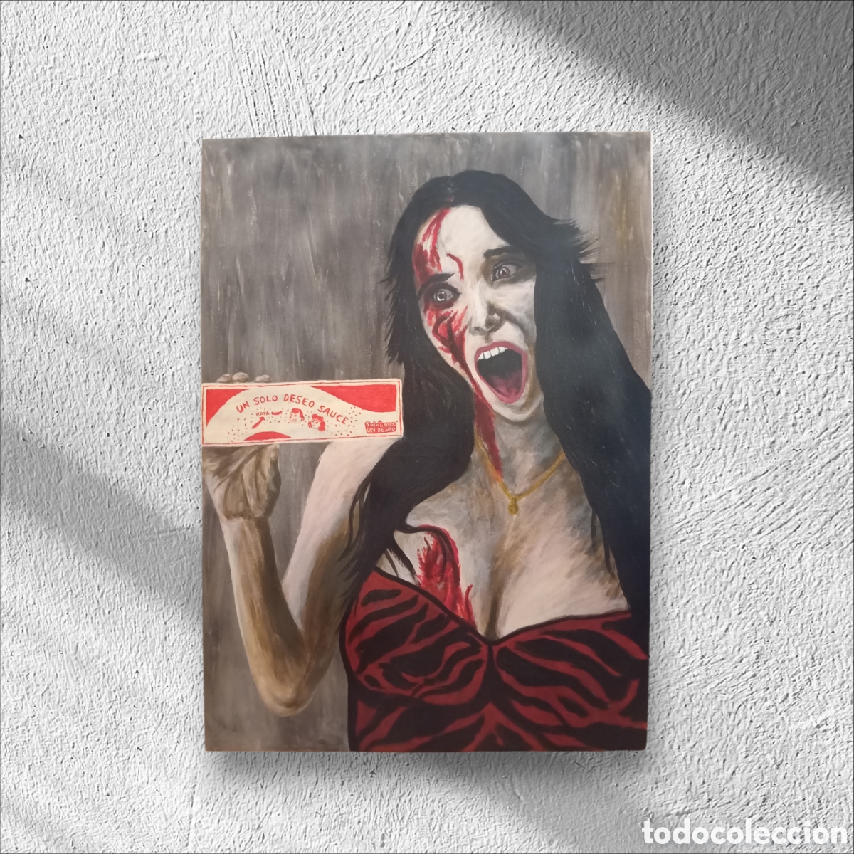 Arte: &rdquo;Obsesi&oacute;n&rdquo; (Pop-Surrealismo / Expresionismo) - Acr&iacute;lico s/ lienzo 50x70 cm