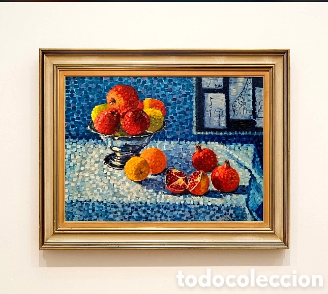 Arte: MESA CON FRUTERO Y FRUTAS - Foto 2
