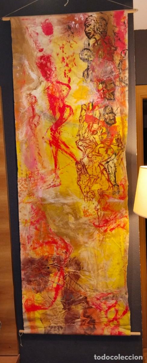 Arte: Pintura al &Oacute;leo sobre Lienzo de Juan Luis Goenaga (1,68x 0,59 m) &ndash; Galer&iacute;a Paupa
