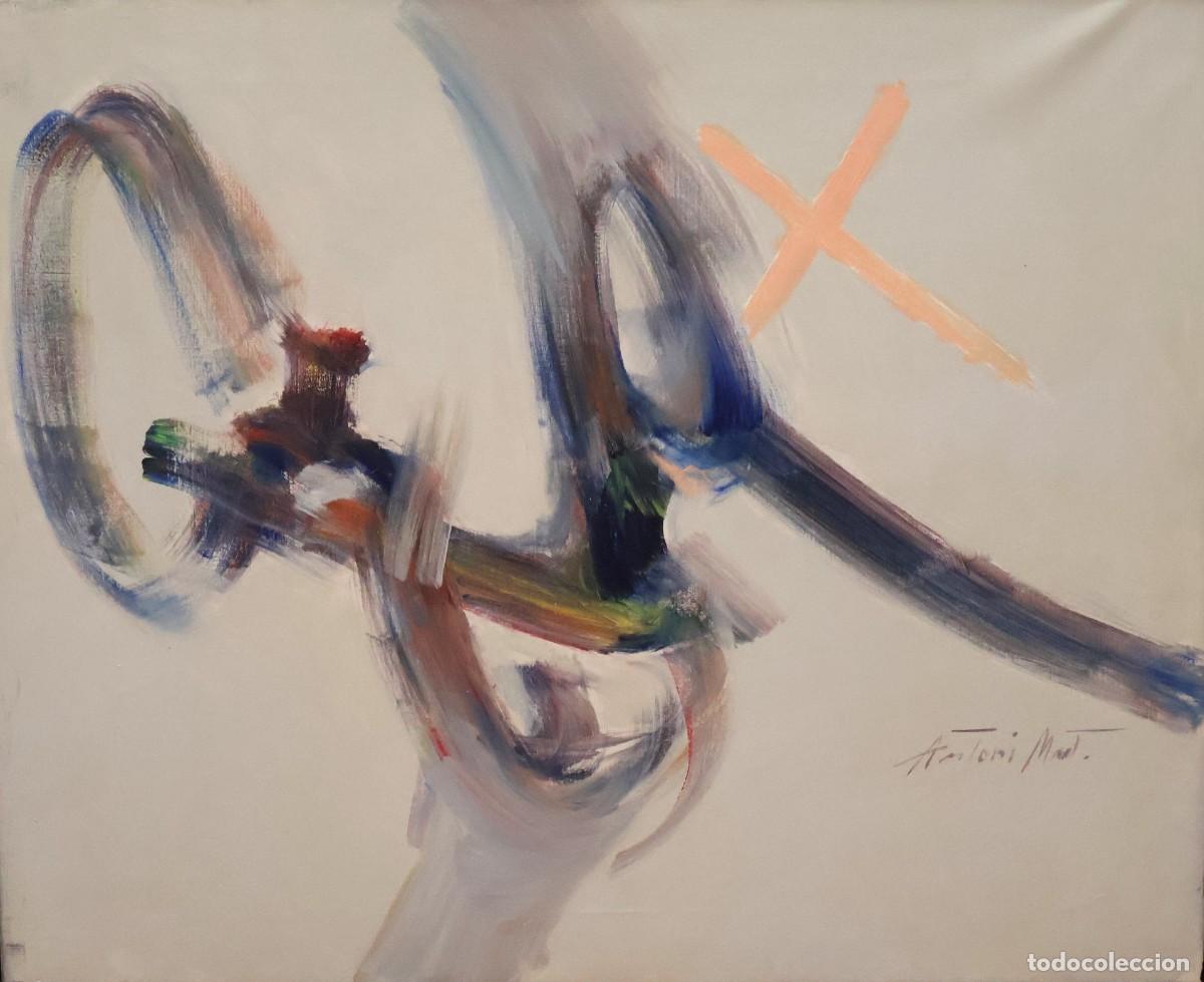 Arte: ANTONI MUT TORROJA (Barcelona 1921-1990) OLEO SOBRE TELA. LIBERTAD EN MOVIMIENTO