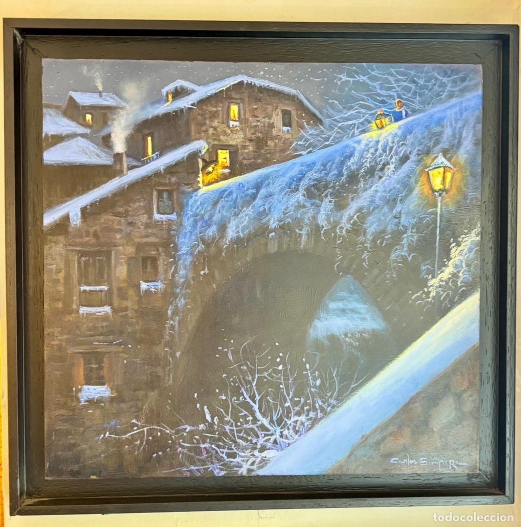 Arte: Maravilloso &oacute;leo, firmado